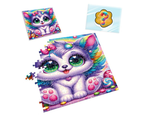 Дитячі пазли з сюрпризом "Кошеня з крилами" VT 8030-11, 180 деталей