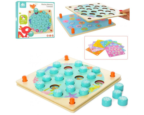 Детская развивающая деревянная игрушка MD 2785 карточки 10 шт