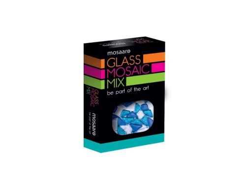 Детский набор для творчества "Мозаичный микс" MA5001 голубой, белый, голубой с глиттером