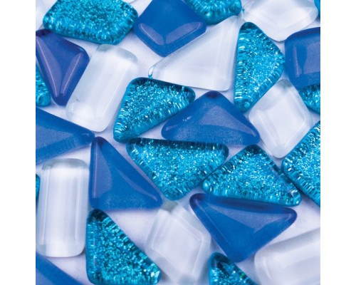 Детский набор для творчества "Мозаичный микс" MA5001 голубой, белый, голубой с глиттером