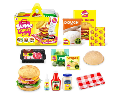 Ігровий набір зі слаймами "Бургер" Slime Mart 15905A із серії "Shopping Basket"