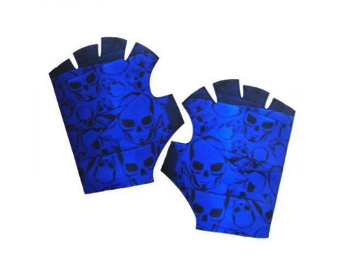 Ігрові рукавички "Cobalt Sculls Кобальтові черепа" GLO-CS