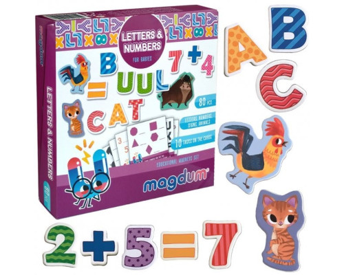 Набір магнітів Magdum "Літери і цифри" ML4031-09 EN