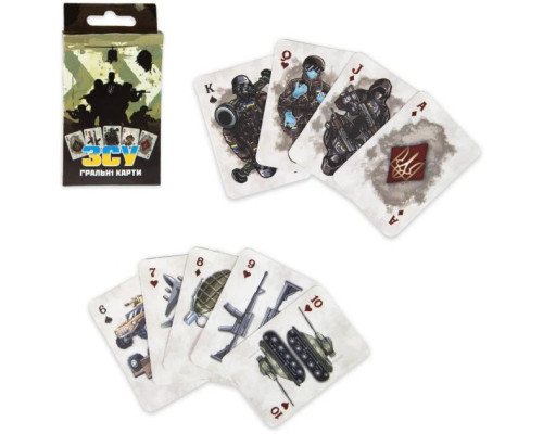 Гральні карти "ЗСУ" Strateg 30287 Укр