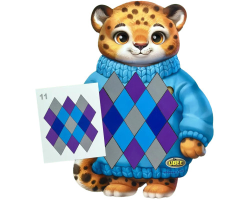 Развивающий пазл-вкладыш "Гепард" (ПСД289) PSD289