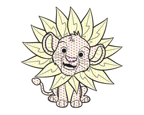 Розмальовка дитяча Кольоровий буль Disney "Маля. Король Лев" Ранок 1370008