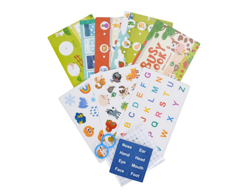 М'яка розвиваюча іграшка-книжечка "Busybook" 557-581-583-2
