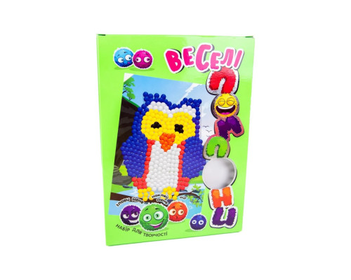 Набір для творчості "Сова" Strateg 30996 веселі помпони