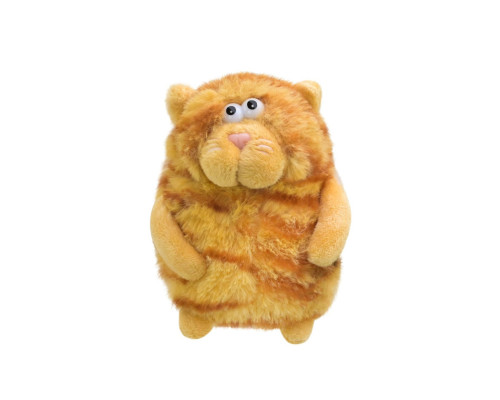 Дитяча м'яка іграшка "Кумедний кіт" C6303(Orange) розмір 13 см