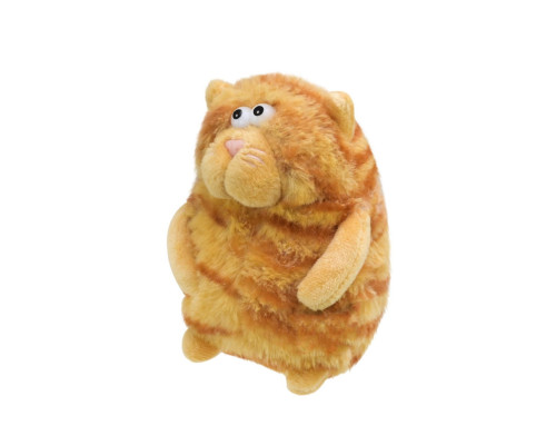 Дитяча м'яка іграшка "Кумедний кіт" C6303(Orange) розмір 13 см