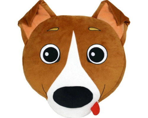 Подушка декоративная пес Патрон FWPATRONPI22WTBN2, 34 см