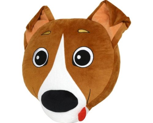 Подушка декоративная пес Патрон FWPATRONPI22WTBN2, 34 см