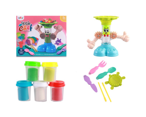 Набір для творчості 6828-2 пластилін "Шеф-кухар", формочки, аксесуари