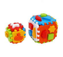 Дитячий розвиваючий кубик "Розумний малюк 1+1" 1899TXK