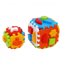 Дитячий розвиваючий кубик "Розумний малюк 1+1" 1899TXK