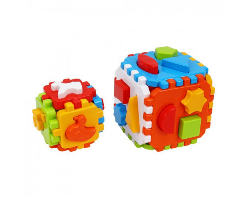 Дитячий розвиваючий кубик "Розумний малюк 1+1" 1899TXK