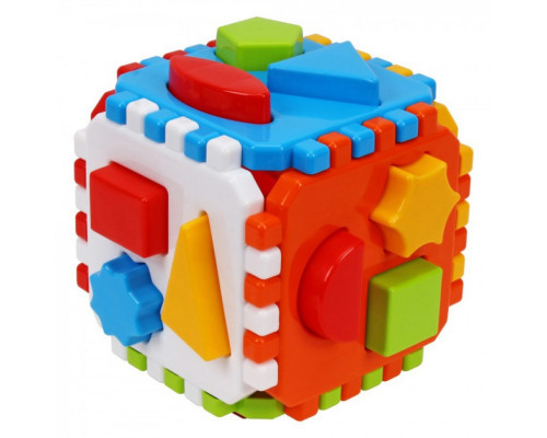 Дитячий розвиваючий кубик "Розумний малюк 1+1" 1899TXK