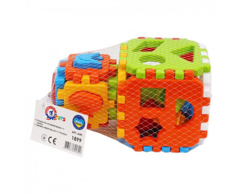 Дитячий розвиваючий кубик "Розумний малюк 1+1" 1899TXK