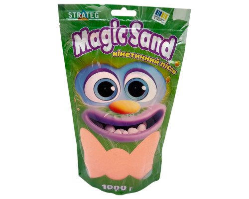 Креативна творчість "Кінетичний пісок Magic sand" 39404-7 помаранчевий 1 кг