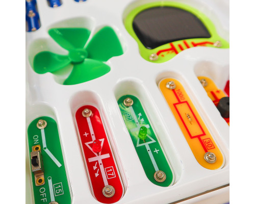 Электронный конструктор "Альтернативная энергия" DOKA D70711, 50 схем