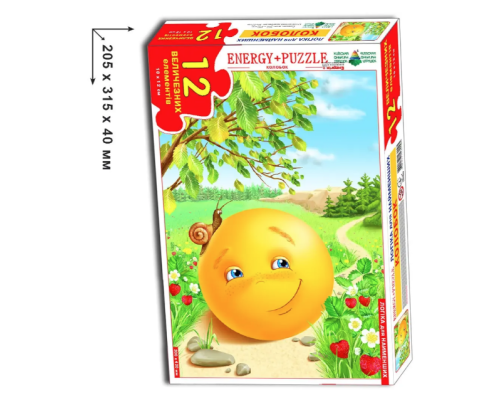 Дитячі пазли "Колобок" 82005 на 12 деталей