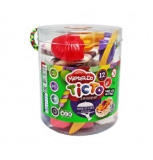 Креативна творчість "Тісто для ліплення "Master Do" TMD-01-06, 12 кольорів