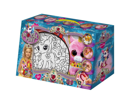 Набор для креативного творчества "Royal Pony" RP-01-08U с красками