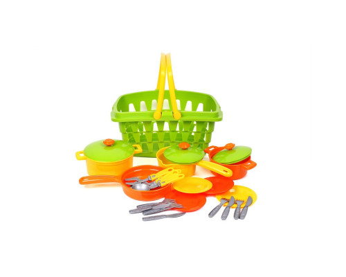 Игровой набор "Посудки в корзинке" ТехноК 4456TXK