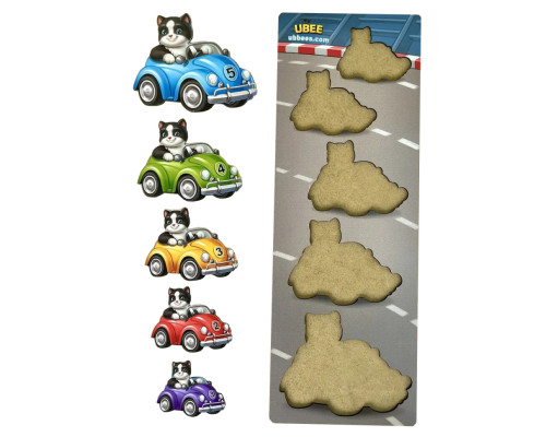 Деревянный детский сортер "Гонщики больше - меньше" (ПСД298) PSD298