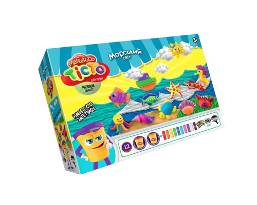 Набір для творчості "Тісто для ліплення Master Do" TMD-07-01-04U укр  Морський світ