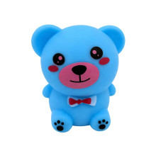 Дитяча антистрес-іграшка Яскравий Ведмедик sa1673(Blue) 6 см