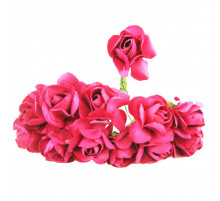 Декоративные розы для творчества KV-730 пучок 12 штук