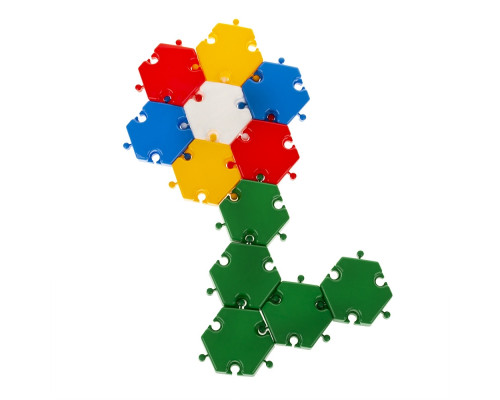 Детская мозаика-пазл №3 1-144, 40 деталей ?60мм