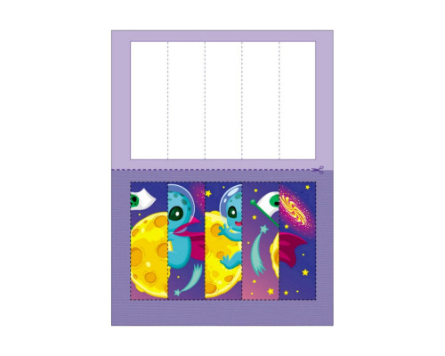 Развивающие тетради "Пришельцы" 20413 пазлы-разрезалки