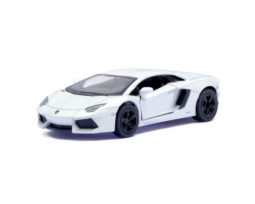 Автомодель легковая LAMBORGHINI AVENTADOR LP 700-4, 5'' KT5355W, 1:38 Белый