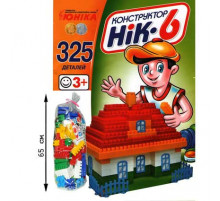 Дитячий конструктор НІК-6 70934, 325 великих деталей