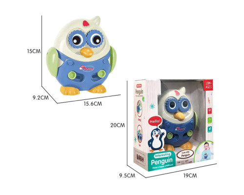 Тваринний музичний пінгвін 25875E, 19*20*9,5см