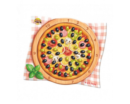 Настольная игра "Пицца - счет" Ubumblebees (ПСФ081) PSF081 сортер