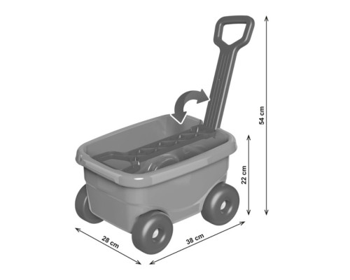 Детская тележка для супермаркета 1386TXK