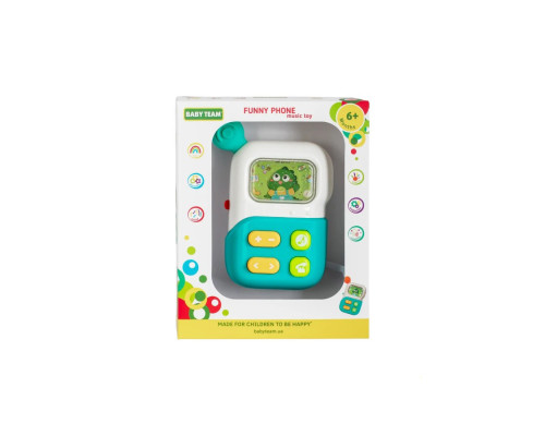 Дитяча музична іграшка "Веселий телефон" 8655(Blue)