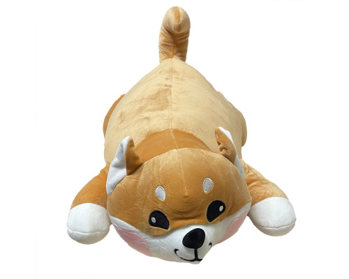 Детская мягкая игрушка "Акита-ину" L1125(Brown) игрушка с пледом, размер 60 см