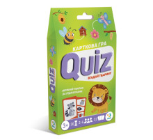 Настільна карткова гра для дітей "Вікторина: Вгадай тварину!" 301244