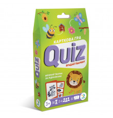Настільна карткова гра для дітей "Вікторина: Вгадай тварину!" 301244