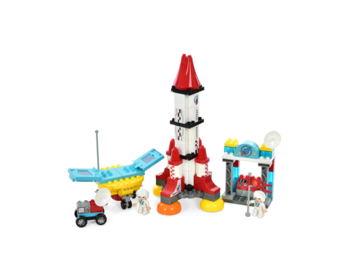 Дитячий конструктор "Космічна ракета" Bambi 5455 126 деталей