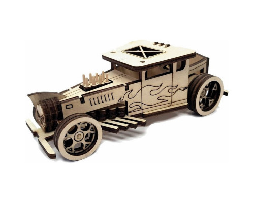 Деревянный конструктор Золотая Серия автомобиль "Roadster" BB2roads