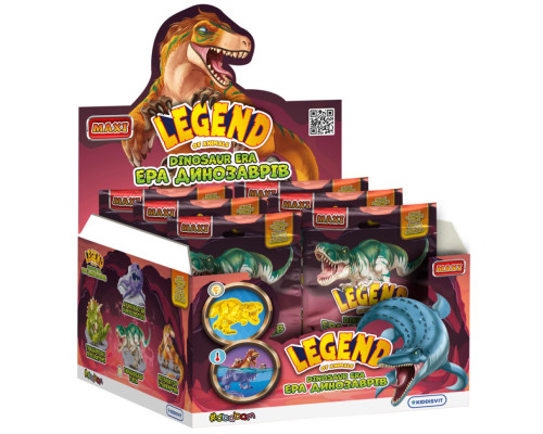 Стретч-іграшка у вигляді тварини "Ера Динозаврів" 23/CN25 іграшка-сюрприз