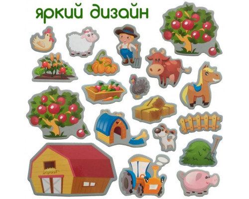 Набір магнітів Magdum "Весела Ферма" ML4031-10 EN