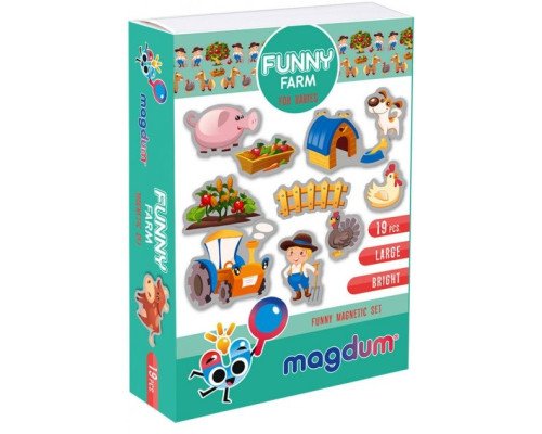 Набір магнітів Magdum "Весела Ферма" ML4031-10 EN