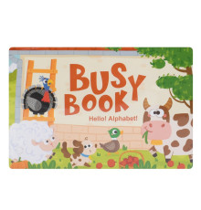 М'яка розвиваюча іграшка-книжечка "Busybook" 557-581-583-3