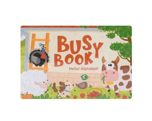 М'яка розвиваюча іграшка-книжечка "Busybook" 557-581-583-3